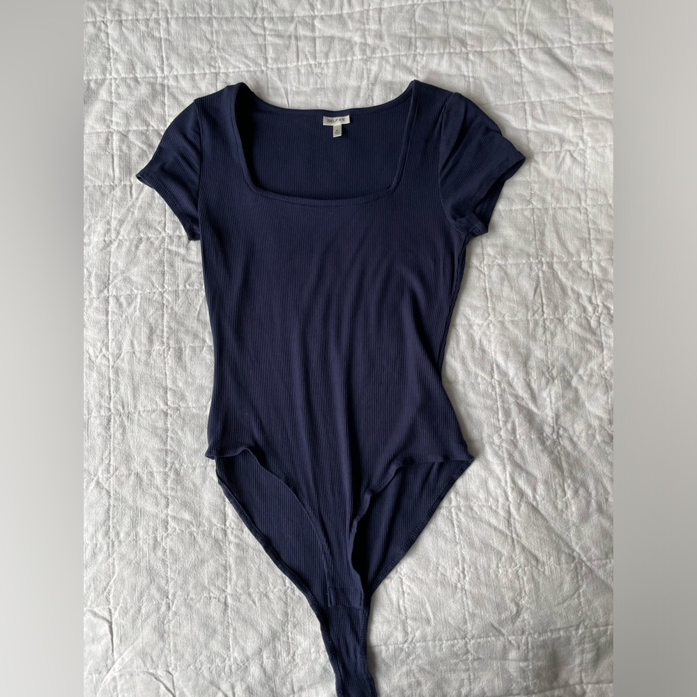Blue Short Sleeve Bodysuit